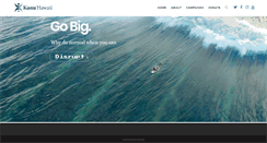 Desktop Screenshot of kanuhawaii.org